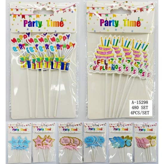 DECORATIUNE PETRECERE 4 PCS A15298
