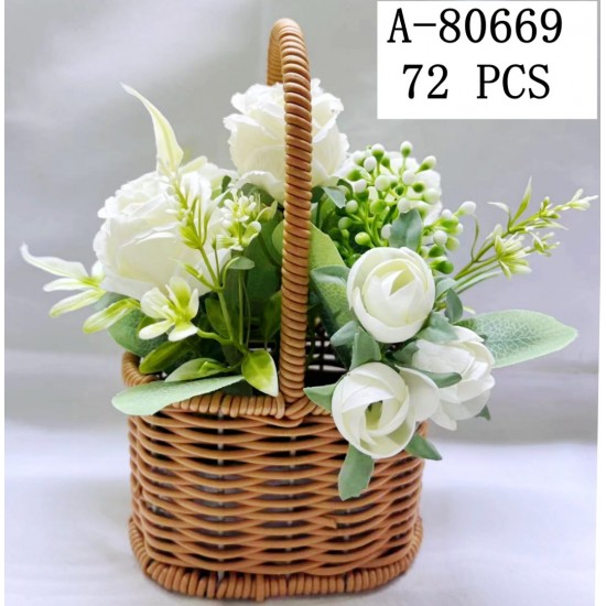 COS CU FLORI ARTIFICIALE A80669
