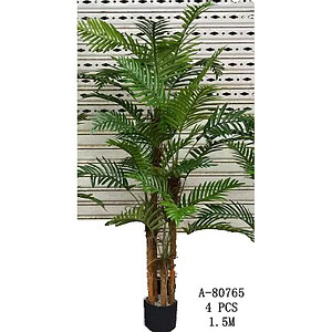 PLANTA ARTIFICIALA IN GHIVECI 150 CM, TEXTIL+LEMN+PVC A80765