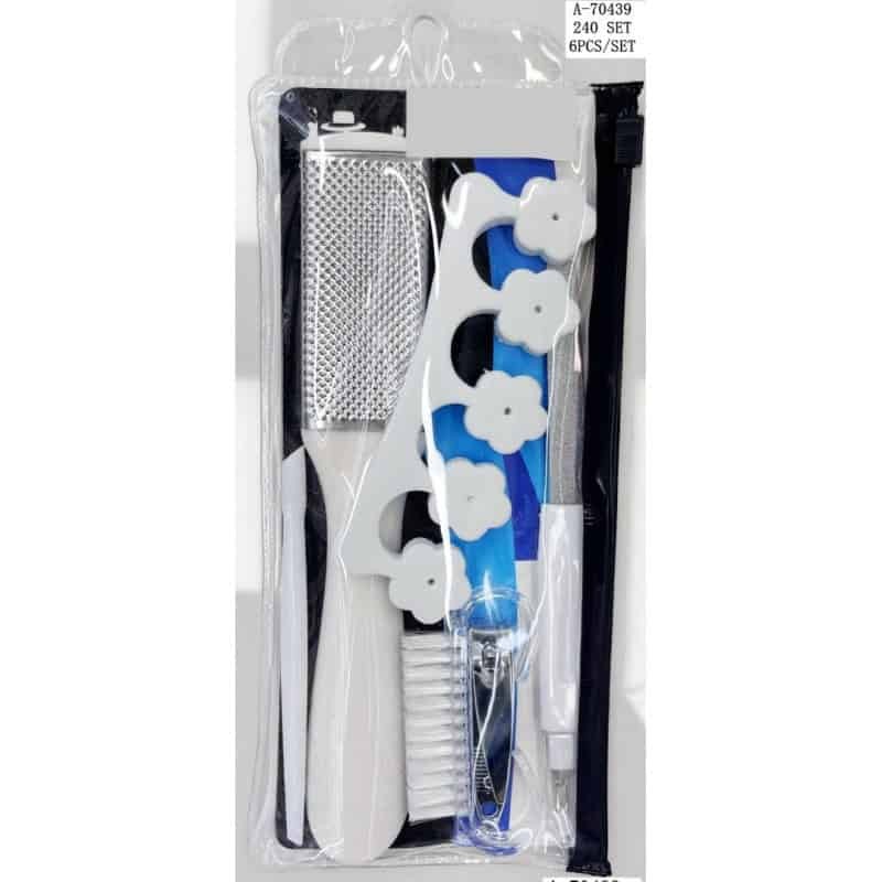 PILA PENTRU CALCAIE CU ACCESORII PEDICHIURA SET 6 PCS A70439