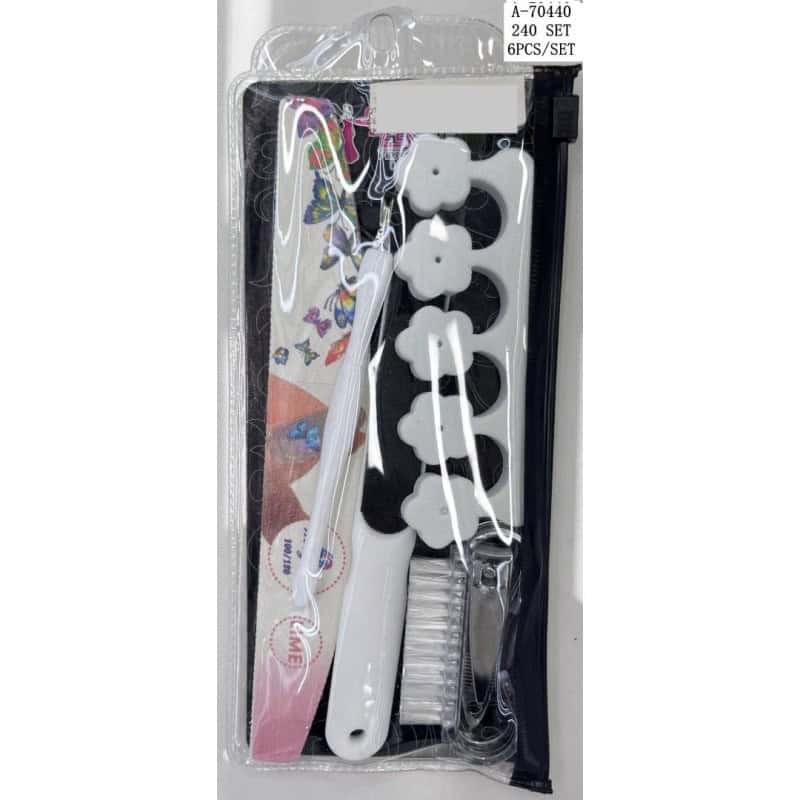 PILA PENTRU CALCAIE CU ACCESORII PEDICHIURA SET 6 PCS A70440
