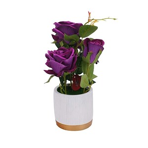 FLORI ARTIFICIALE GHIVECI (TRANDAFIR) A13043