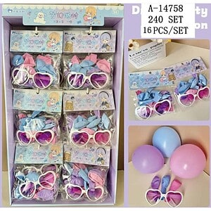 SET PARTY 16 PCS A14758