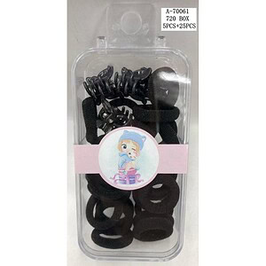 SET 5 PCS CLESTE PAR PVC+25 PCS ELASTIC TEXTIL A70061