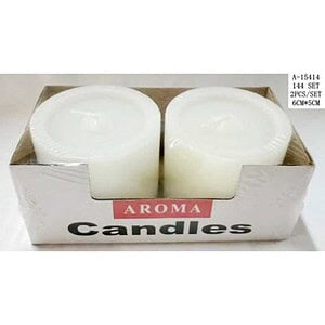 LUMANARE DECORATIVA 6*5 CM 2 PCS A15414