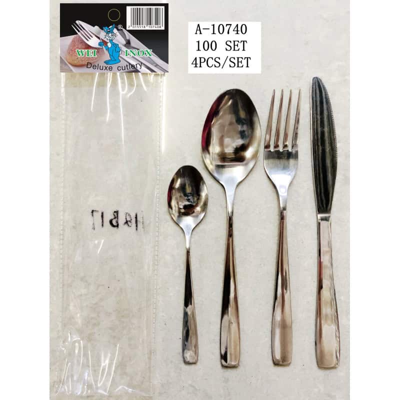 SET TACAM 4 PCS, INOX A10740