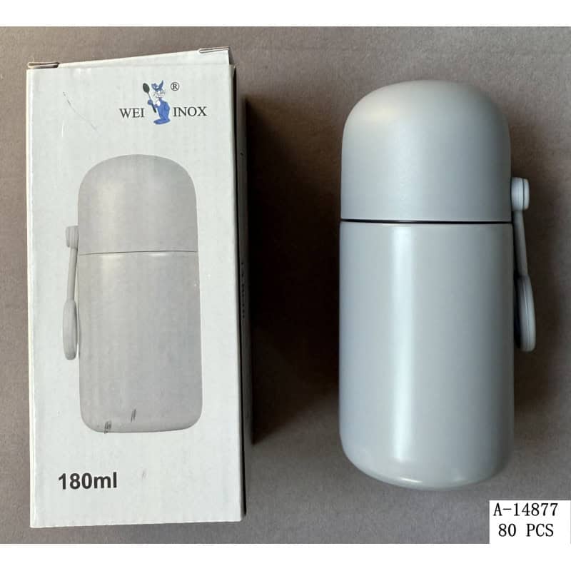TERMOS 180 ML, PVC+FIER+SILICON A14877 - imagine 3