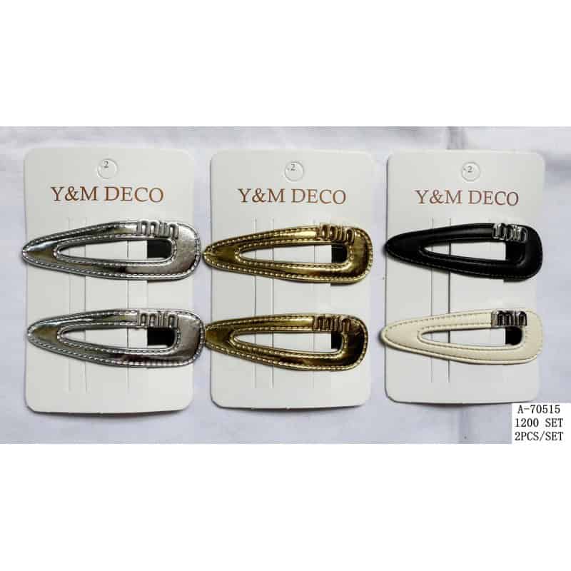 CLAMA PAR 2 PCS, FIER+PVC A70515