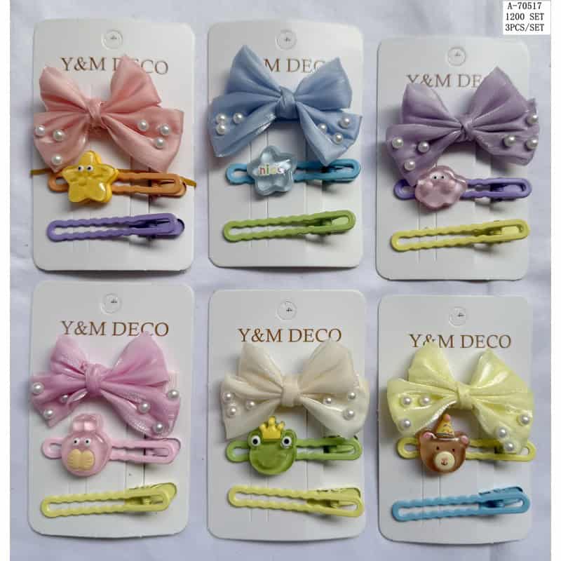 CLAMA PAR 3 PCS, FIER+PVC+TEXTIL A70517