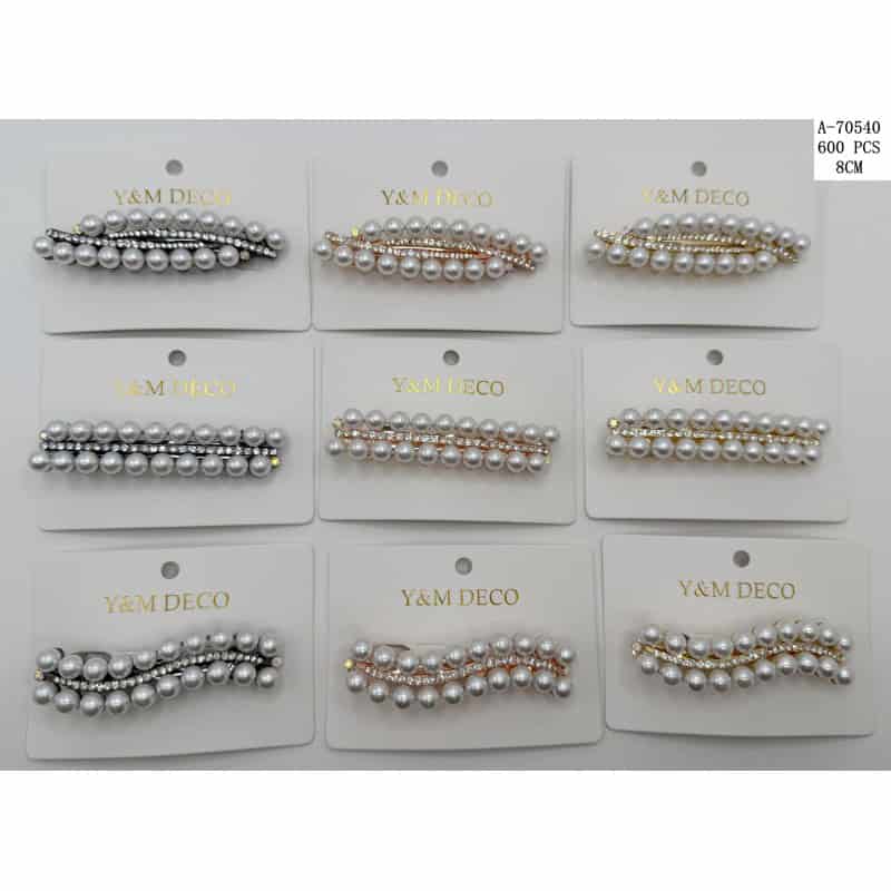 CLAMA PAR, FIER+PVC+STRASURI A70540