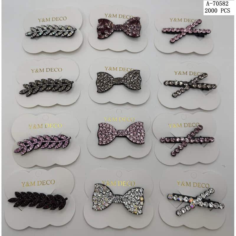 CLAMA PAR, FIER+TEXTIL+STRASURI A70582