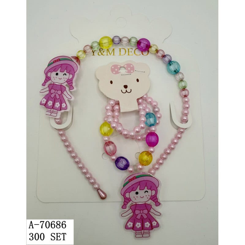 BENTITA+COLIER, PVC+FIER A70686