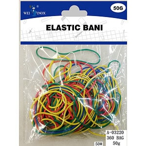 SET ELASTIC BANI 50GR, CAUCIUC A03220