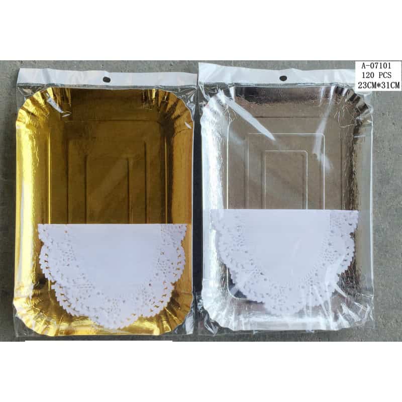 PLATOU PRAJITURI 21*32 CM, CARTON+HARTIE A07101