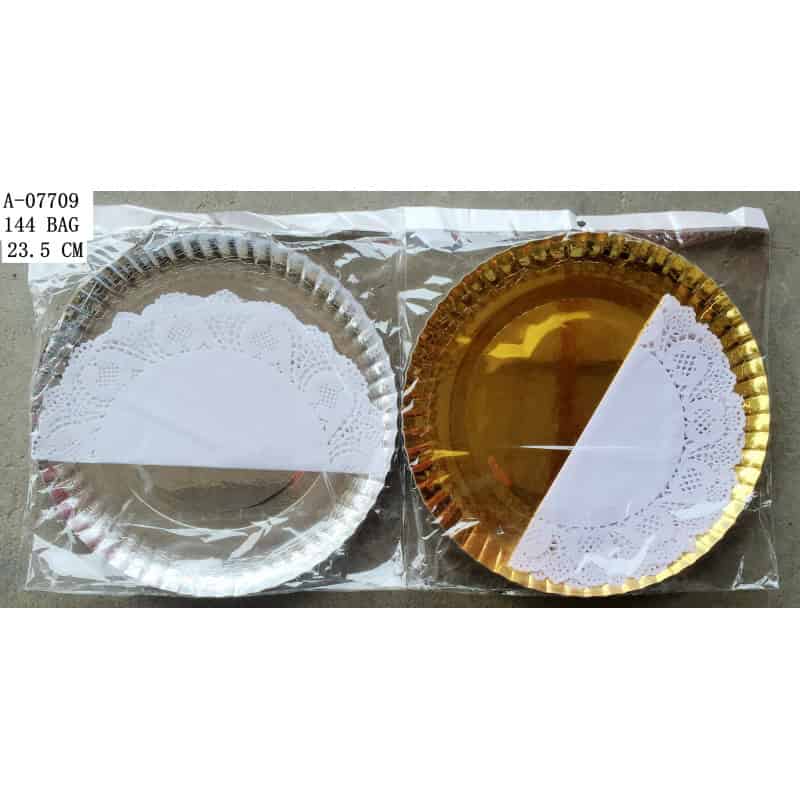 PLATOU PRAJITURI 23.5*23.5 CM, CARTON+HARTIE A07709