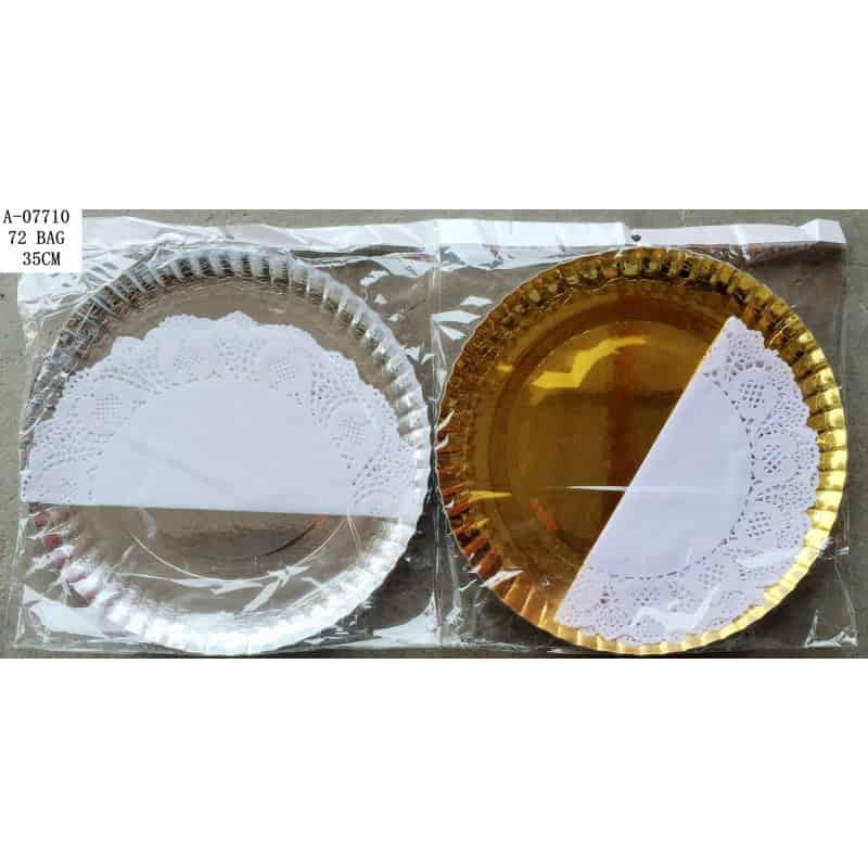 PLATOU PRAJITURI 35*35 CM, CARTON+HARTIE A07710