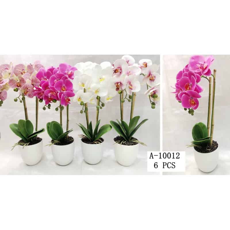 FLORI ARTIFICIALE GHIVECI, PVC+CERAMICA A10012