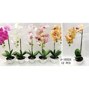 FLORI ARTIFICIALE GHIVECI, PVC+CERAMICA A10324