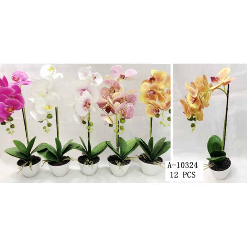 FLORI ARTIFICIALE GHIVECI, PVC+CERAMICA A10324