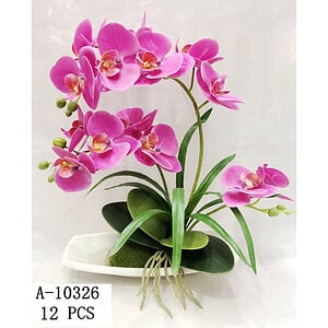 FLORI ARTIFICIALE GHIVECI, PVC+CERAMICA A10326