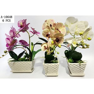 FLORI ARTIFICIALE GHIVECI.PVC+CERAMICA A10648