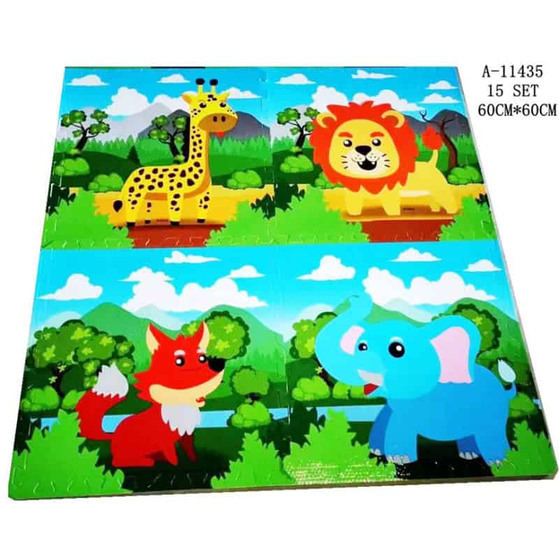 COVOR PUZZLE COPII 60*60 CM 4 PCS,AQUAMATTE A11435
