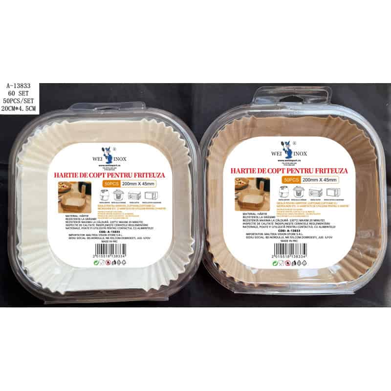 HARTIE DE COPT PT. FRITEUZA 50 PCS 20*4.5 CM, HARTIE A13833