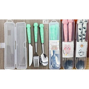 SET TACAM 3 PCS, INOX+PVC A14202