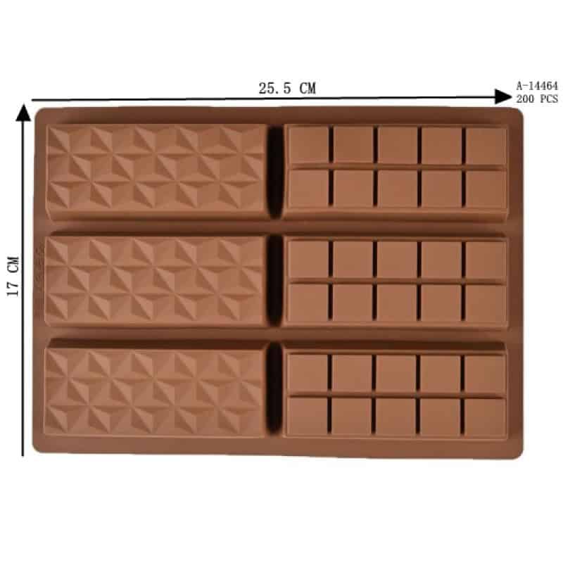 FORMA CIOCOLATA 25.5*17*2 CM, SILICON A14464