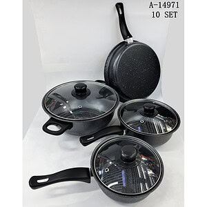 SET CRATITA 4 PCS+3 CAPACE, FIER+STICLA+PVC A14971