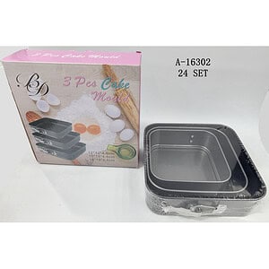 TAVA TORT DETASABILA 3 PCS, FIER A16302
