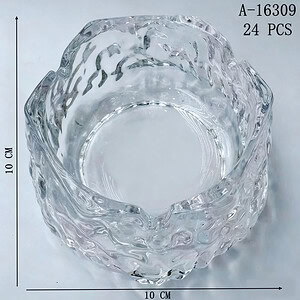 SCRUMIERA 10*10 CM,STICLA A16309