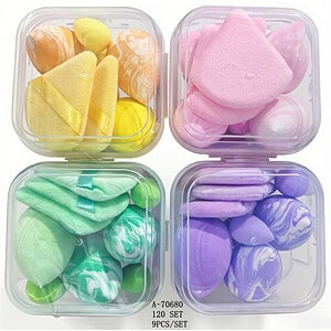 SET 3 BURETE PUDRA+6 BURETE MAKEUP, BURETE+TEXTIL A70680