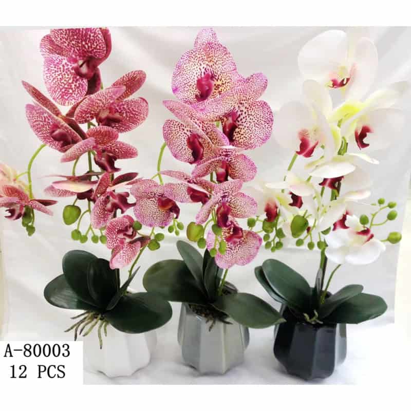 FLORI ARTIFICIALE GHIVECI, PVC+CERAMICA A80003