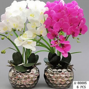 FLORI ARTIFICIALE GHIVECI, PVC+CERAMICA A80005