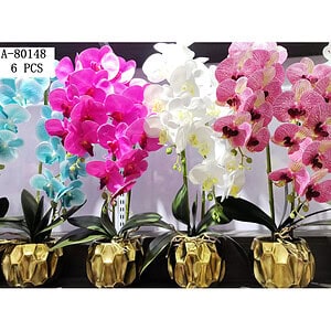 FLORI ARTIFICIALE GHIVECI, PVC+CERAMICA A80148