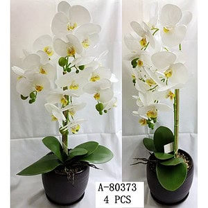 FLORI ARTIFICIALE GHIVECI, PVC+CERAMICA A80373
