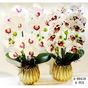 FLORI ARTIFICIALE GHIVECI, PVC+CERAMICA A80418