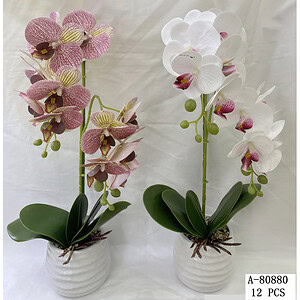 FLORI ARTIFICIALE GHIVECI, PVC+CERAMICA A80880