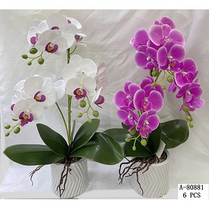 FLORI ARTIFICIALE GHIVECI, PVC+CERAMICA A80881