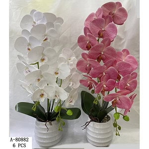 FLORI ARTIFICIALE GHIVECI, PVC+CERAMICA A80882