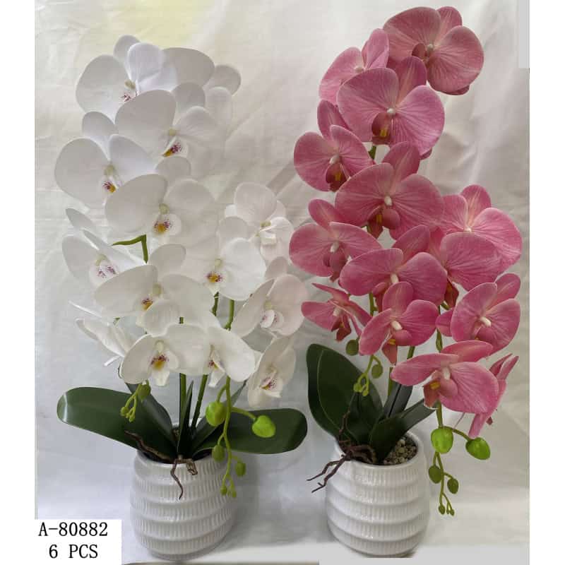 FLORI ARTIFICIALE GHIVECI, PVC+CERAMICA A80882