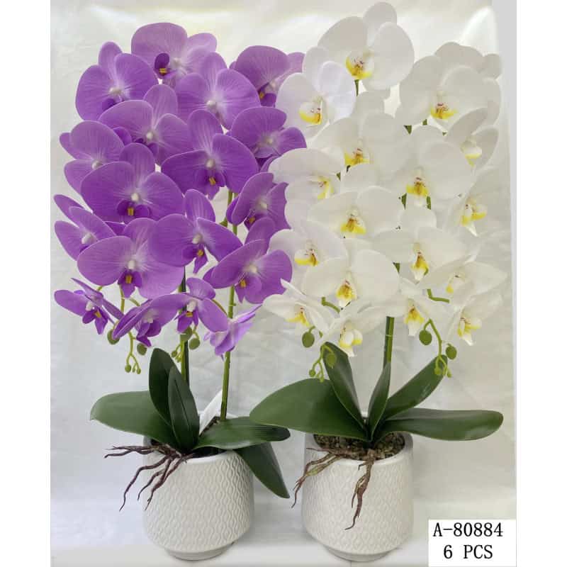 FLORI ARTIFICIALE GHIVECI, PVC+CERAMICA A80884