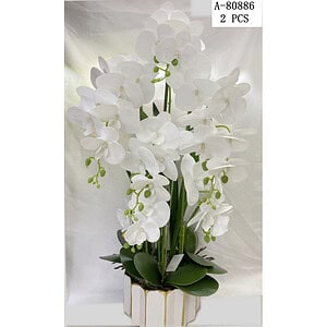 FLORI ARTIFICIALE GHIVECI, PVC+CERAMICA A80886