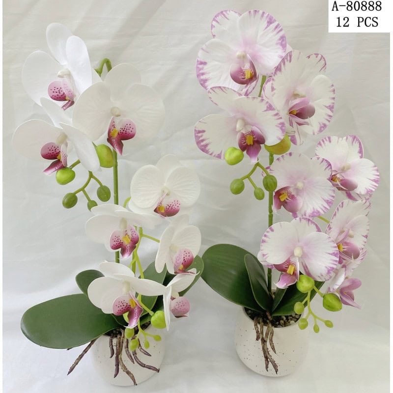 FLORI ARTIFICIALE GHIVECI, PVC+CERAMICA A80888