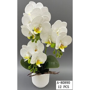 FLORI ARTIFICIALE GHIVECI, PVC+CERAMICA A80890