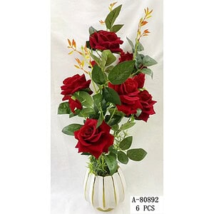 FLORI ARTIFICIALE GHIVECI, PVC+CERAMICA A80892