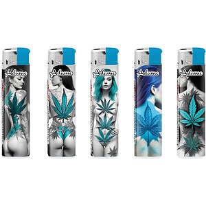 BRICHETA ELECTRONICA DESIGN LABEL SKINNY WEED 189416