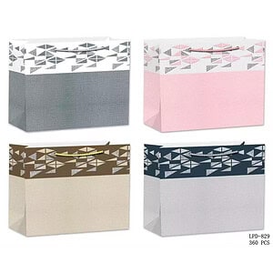 PUNGA CADOU 30*38.5*11 CM, HARTIE+TEXTIL LPD-829