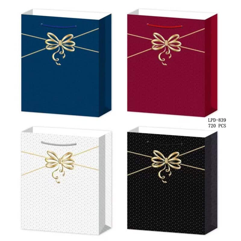 PUNGA CADOU 17.6*24*8.5 CM, HARTIE+TEXTIL LPD839